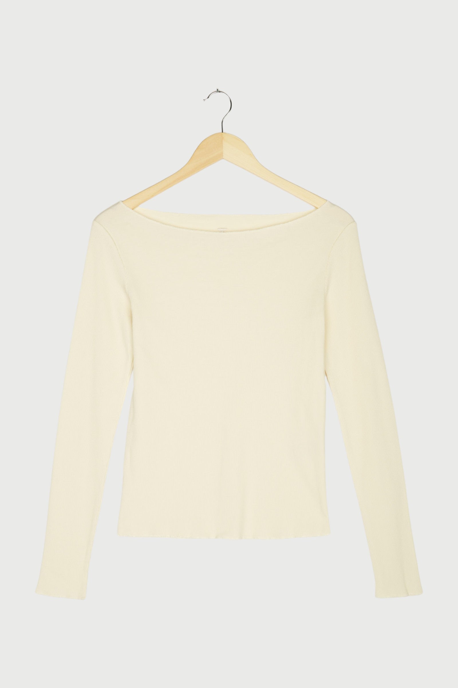 soft rib boatneck tee