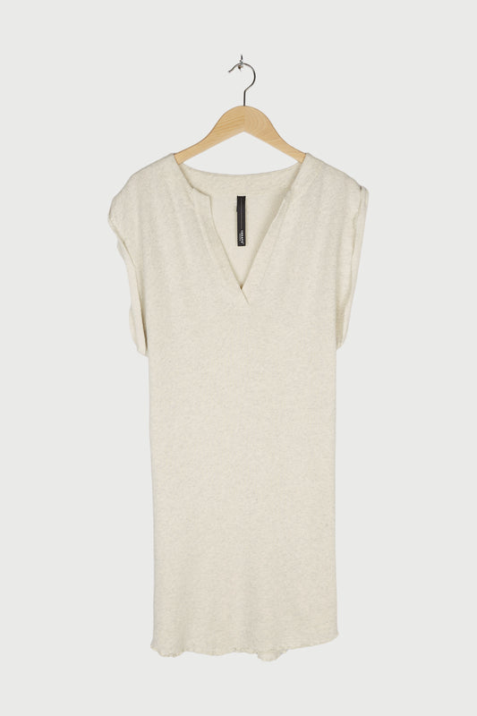 V-NECK DRESS FLEECE