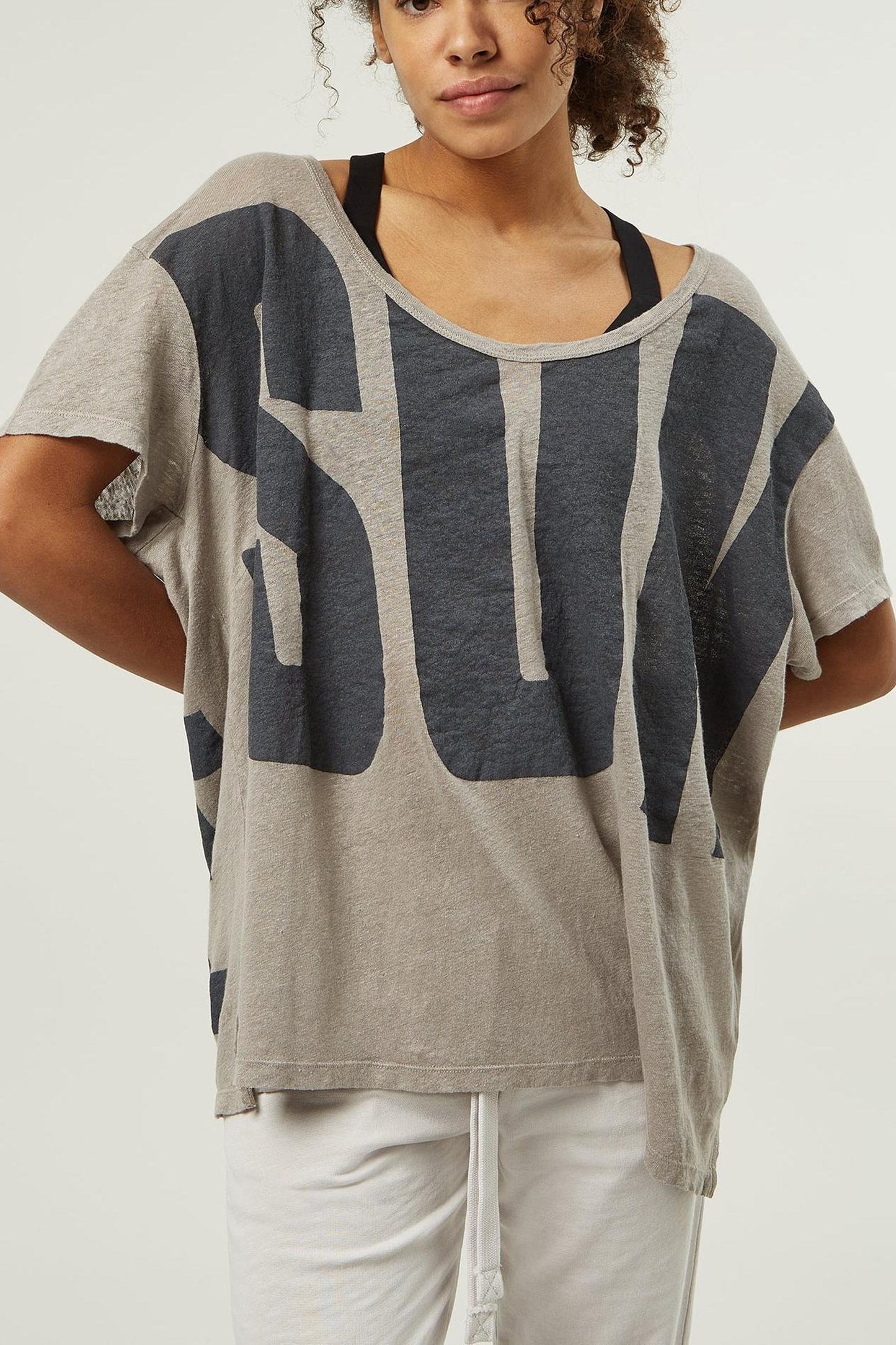 LOOSE TEE LINEN SUNSHINE