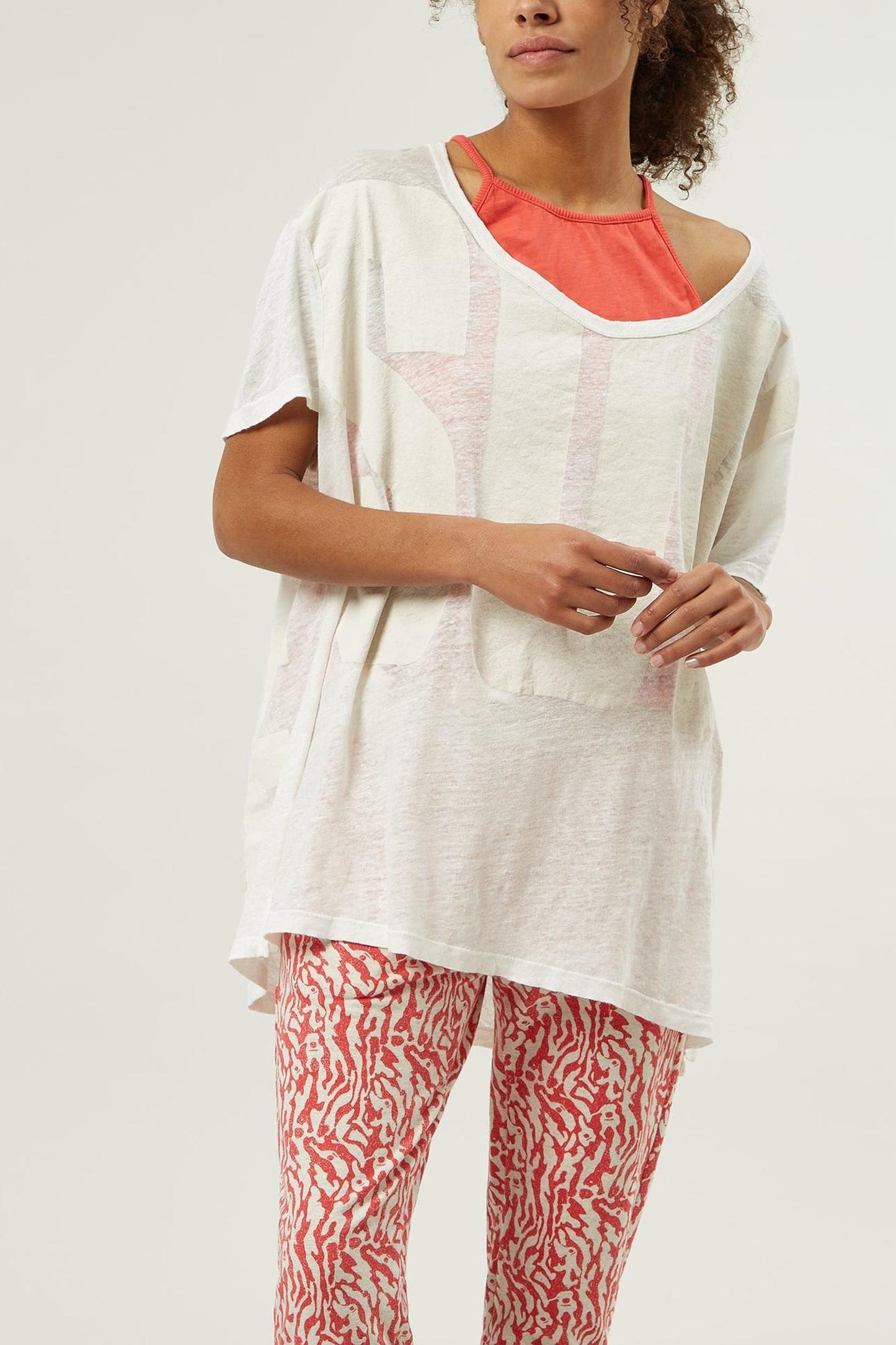 LOOSE TEE LINEN SUNSHINE