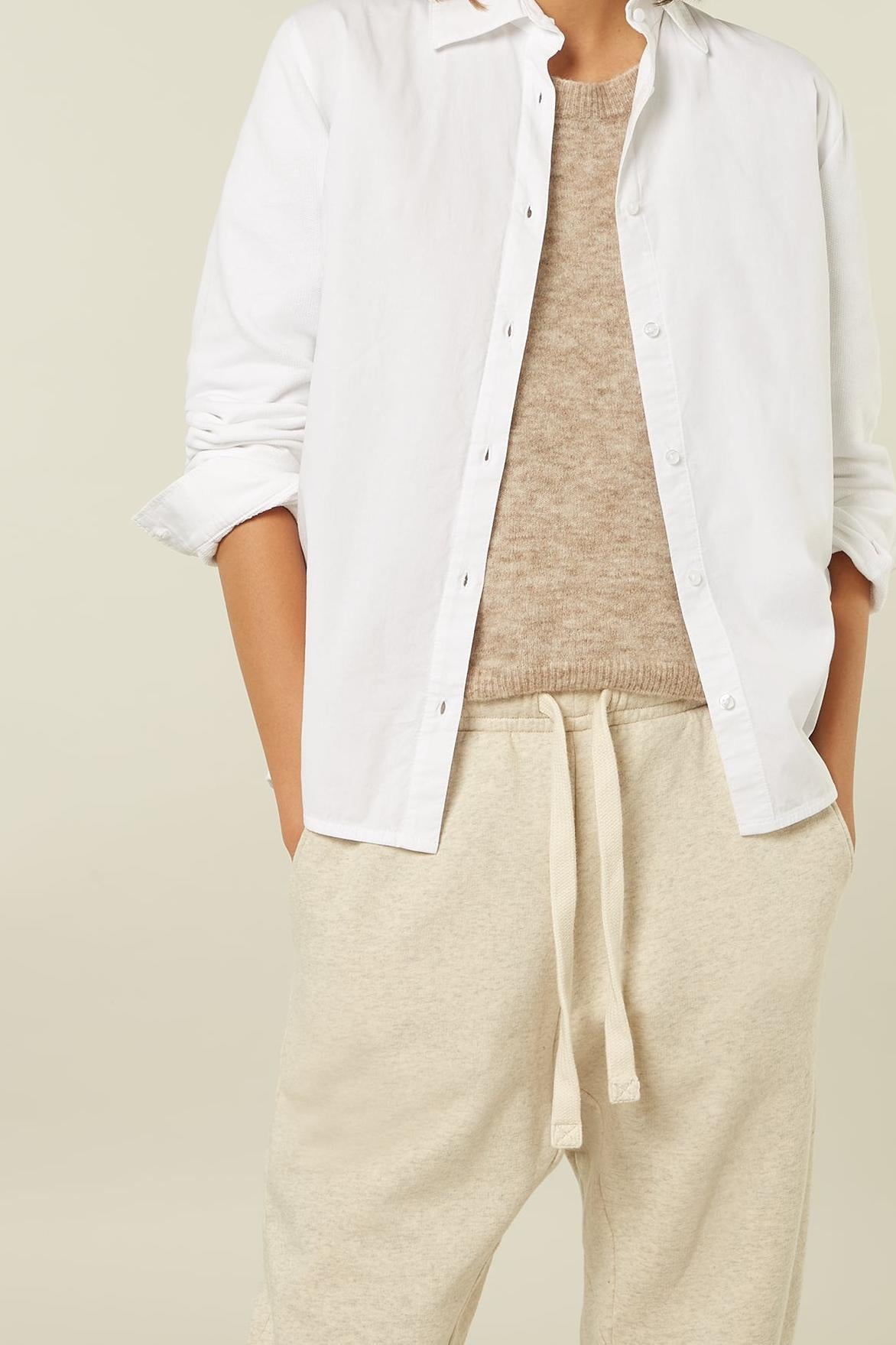 POPLIN CONTRAST SHIRT