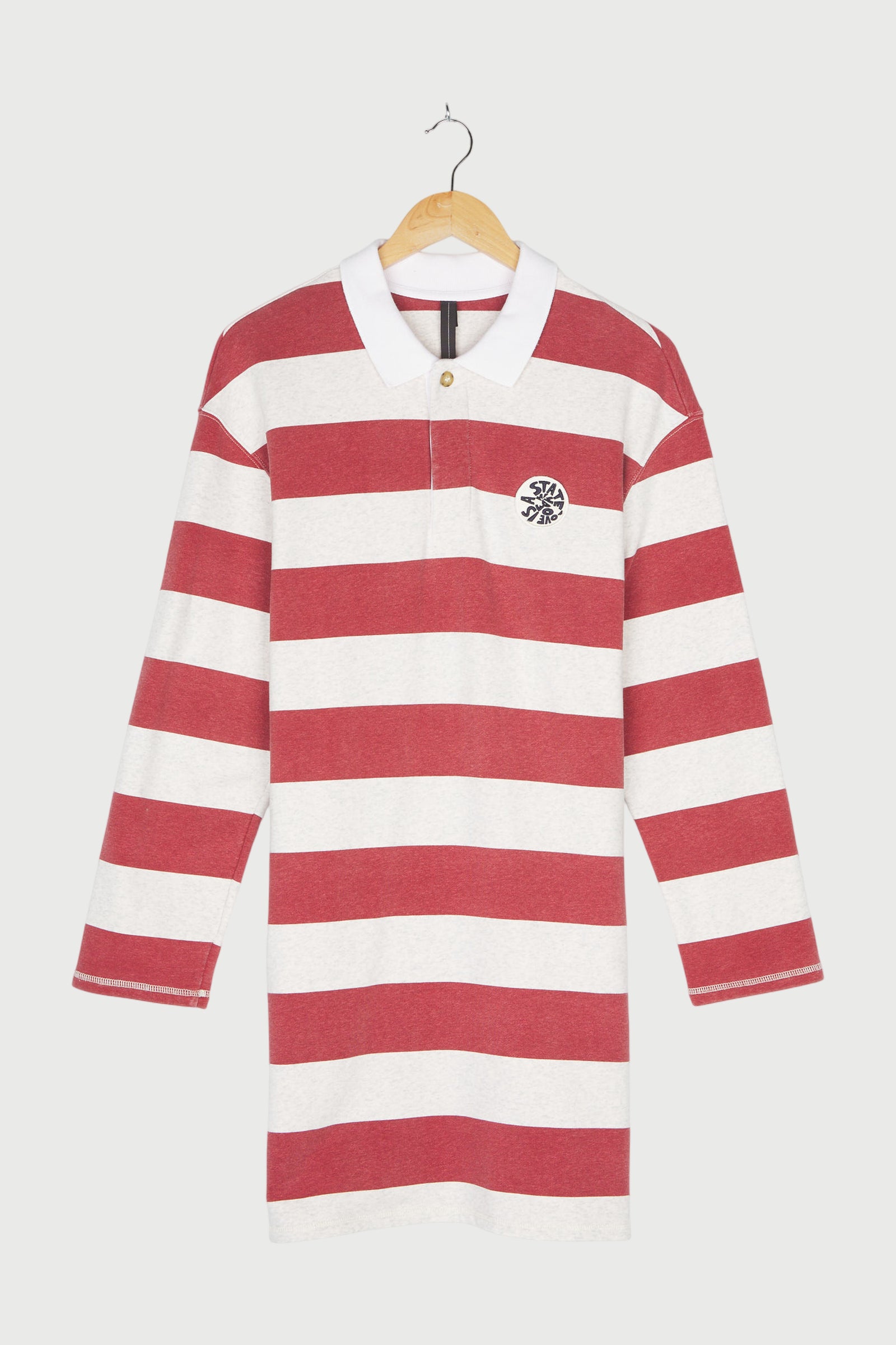 RUGBY DRESS BIG STRIPE