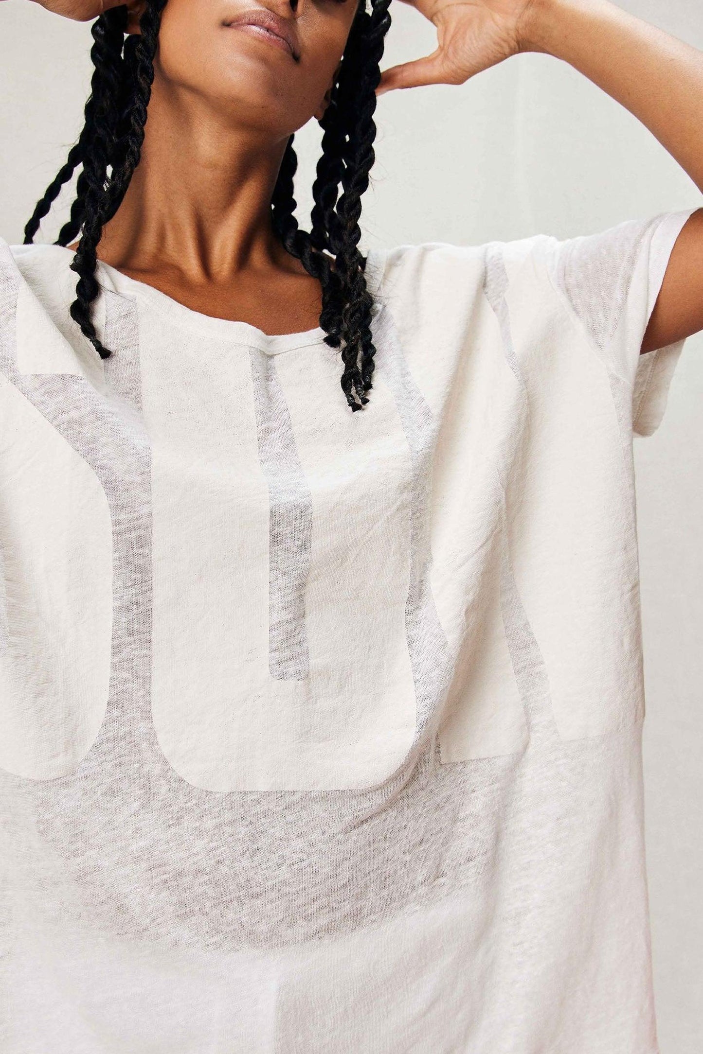 LOOSE TEE LINEN SUNSHINE