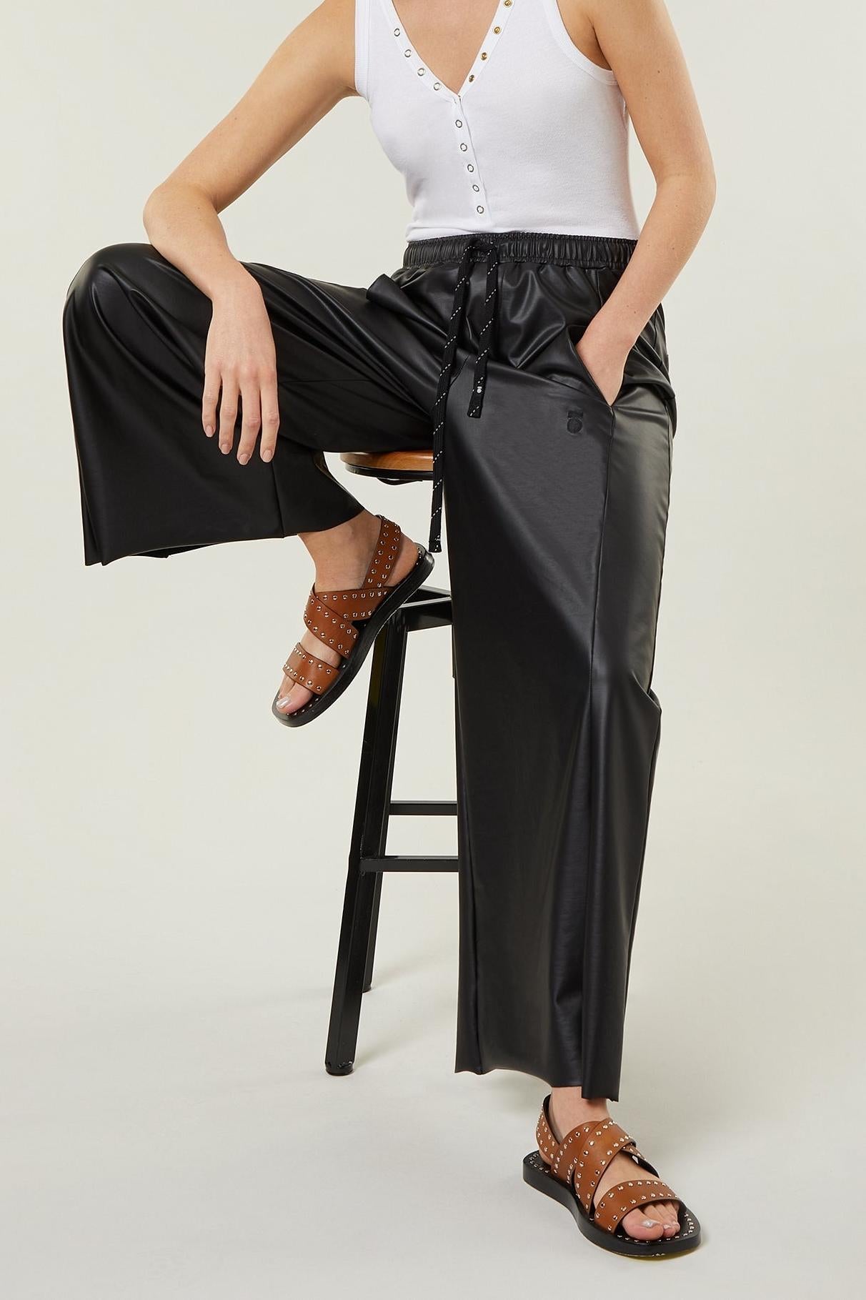 LEATHERLOOK CULOTTE