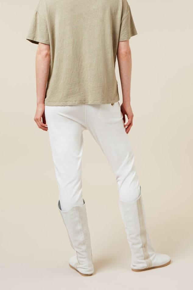 HIGH NECK TEE LINEN