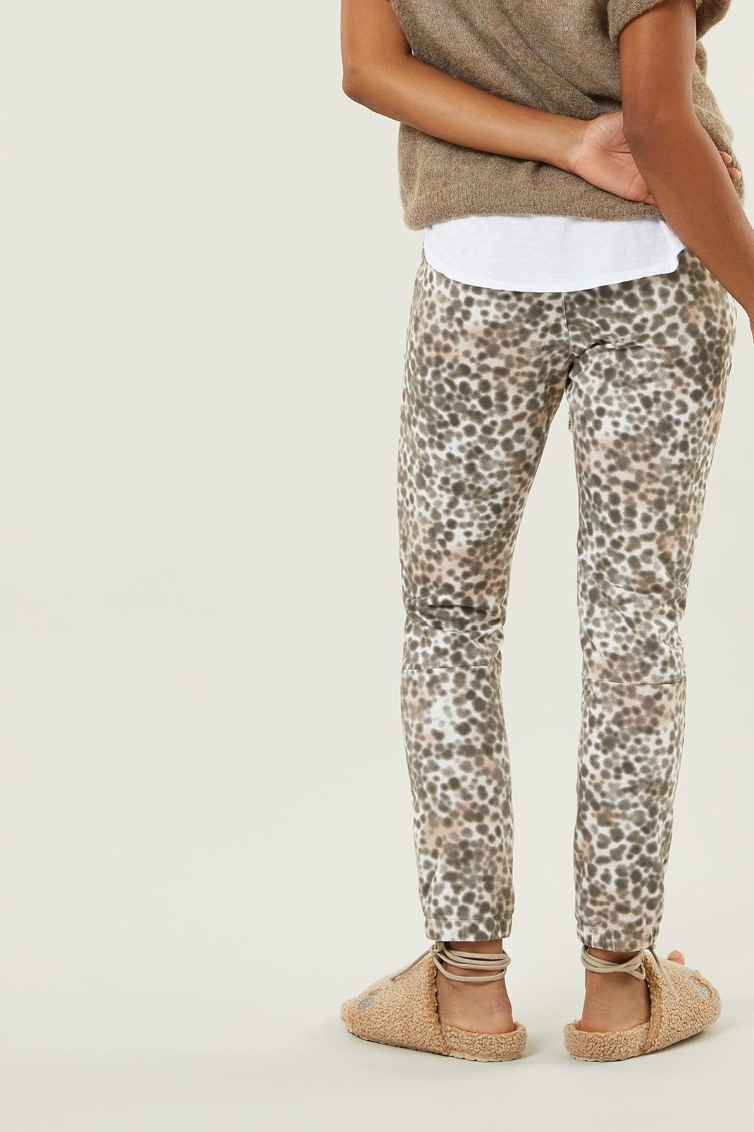 CROPPED JOGGER LEOPARD