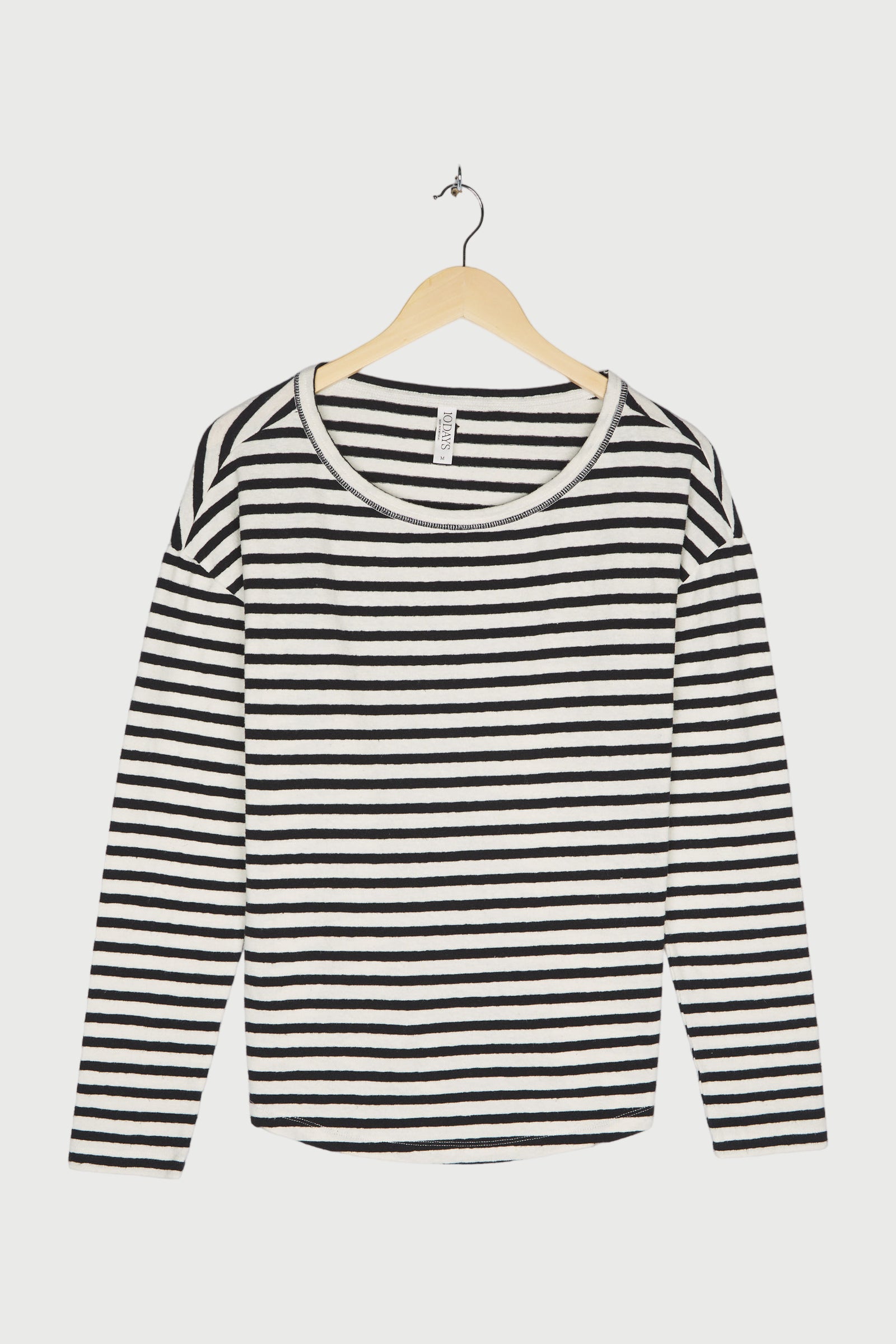 LONGSLEEVE TEE LINEN STRIPES