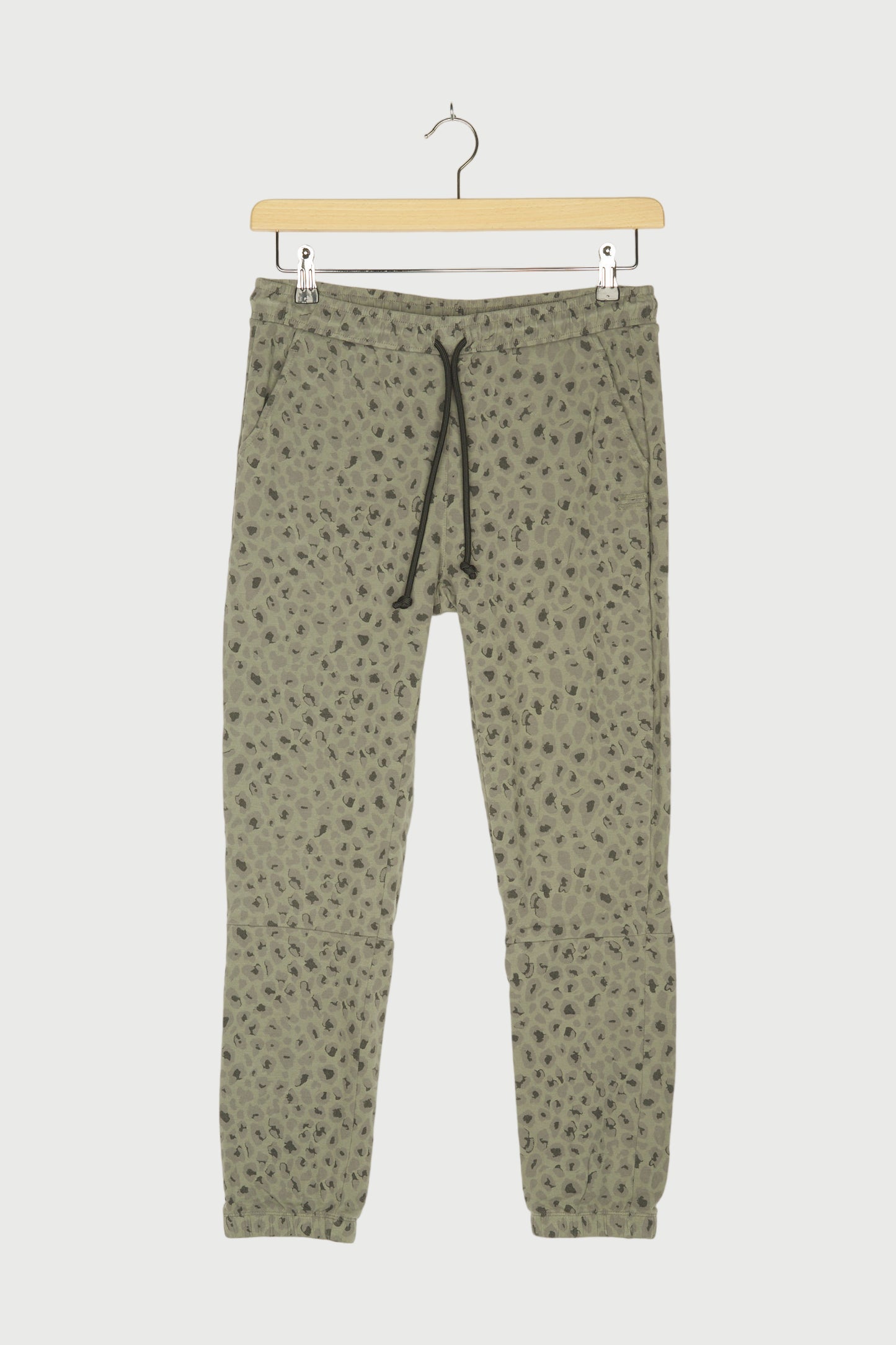 CROPPED JOGGER ARMY LEOPARD