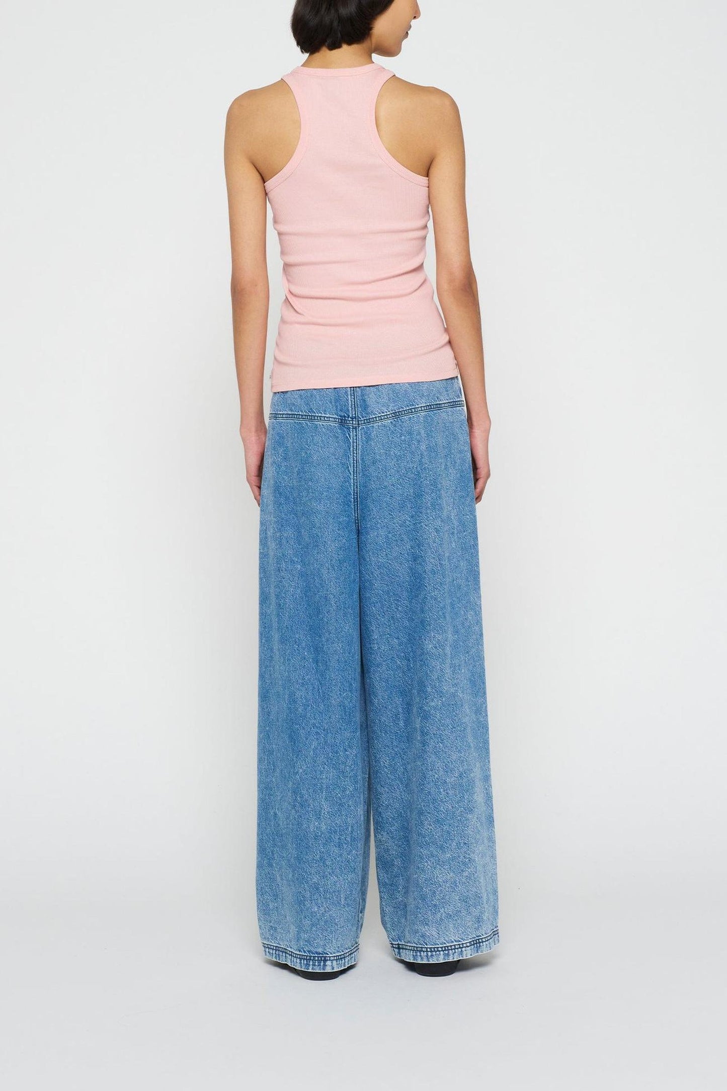 FLOWY DENIM PANTS