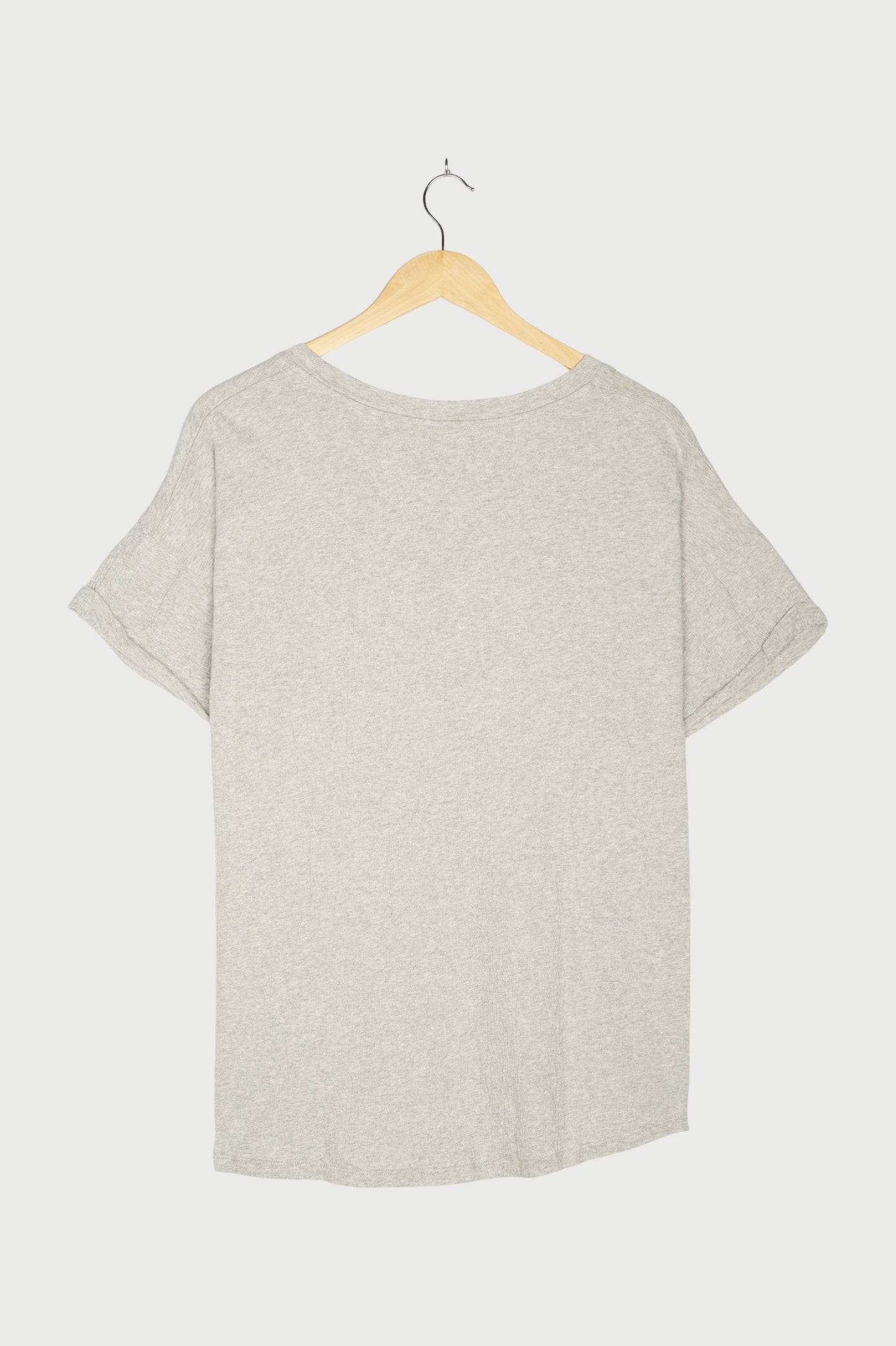 V-NECK TEE CRINKLE JERSEY