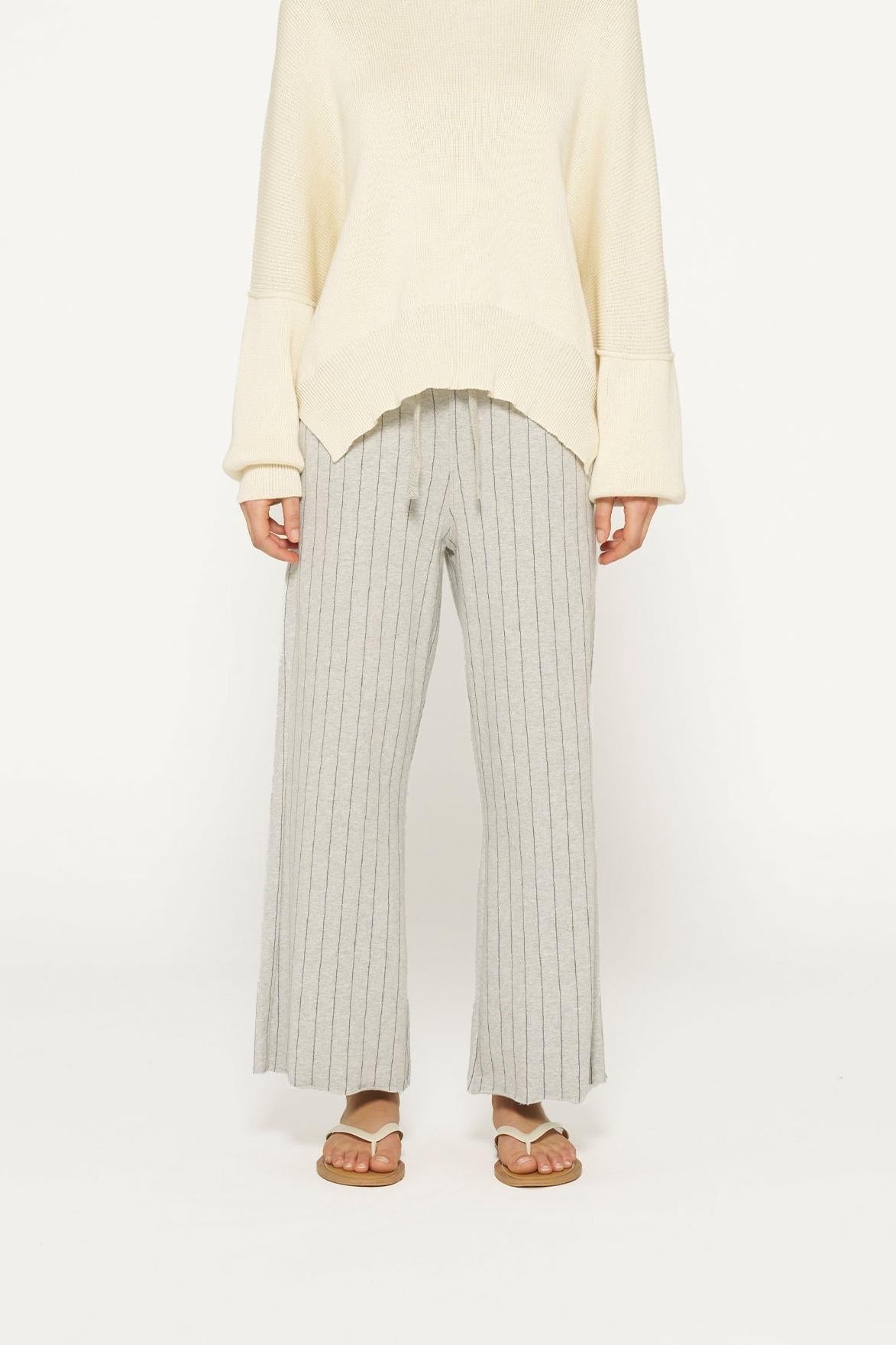 WIDE LEG JOGGER PINSTRIPE