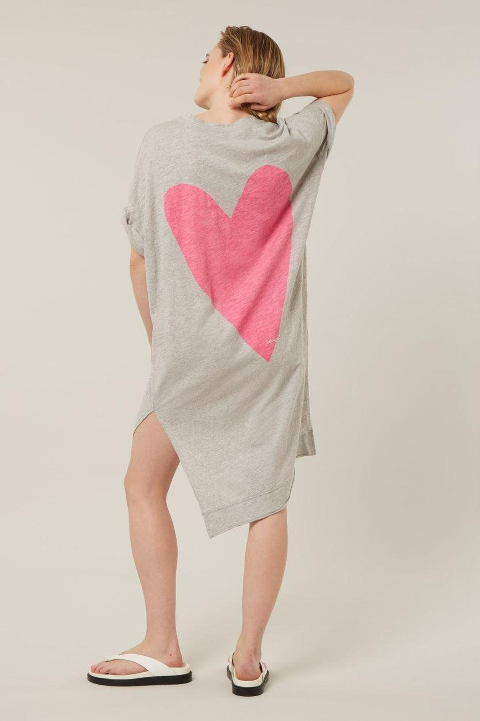 OVERSIZED TEE DRESS HEART