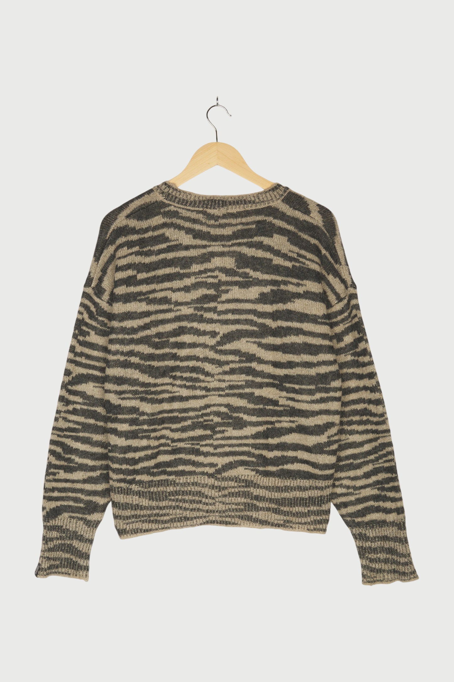 SWEATER KNIT ZEBRA