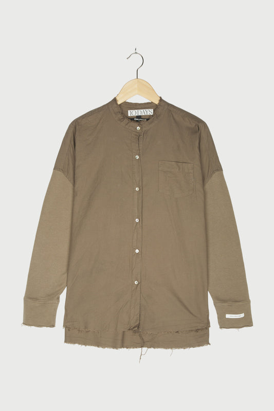 PIQUE WOVEN SHIRT