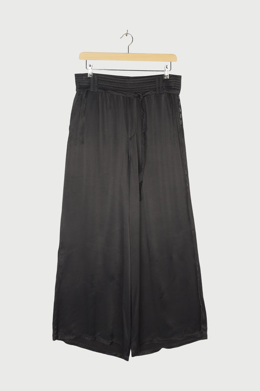 SATIN WIDE PANTS