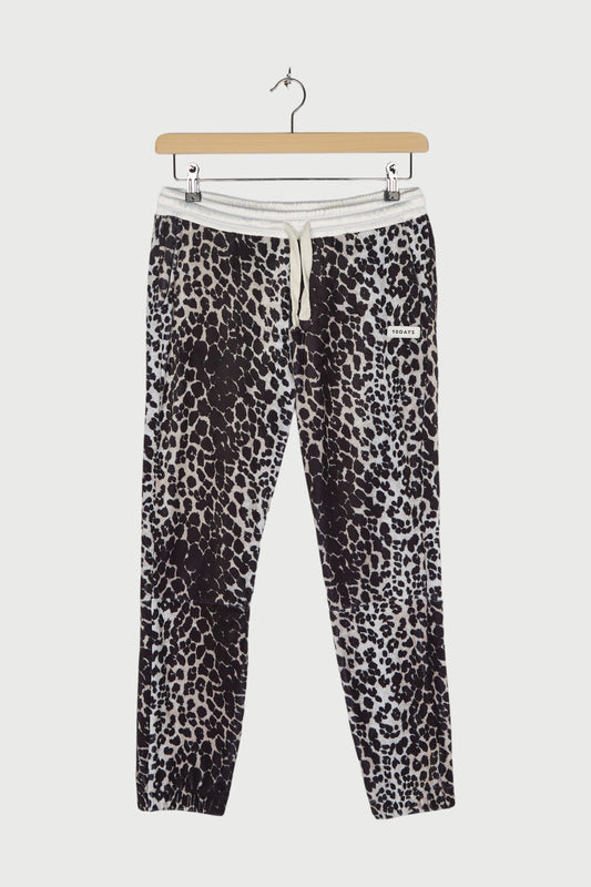 CROPPED JOGGER LEOPARD