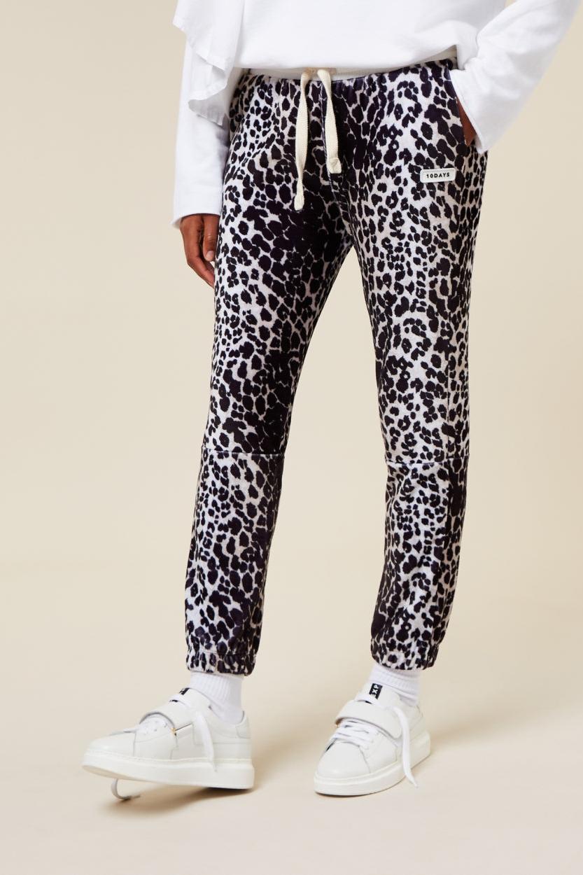 CROPPED JOGGER LEOPARD