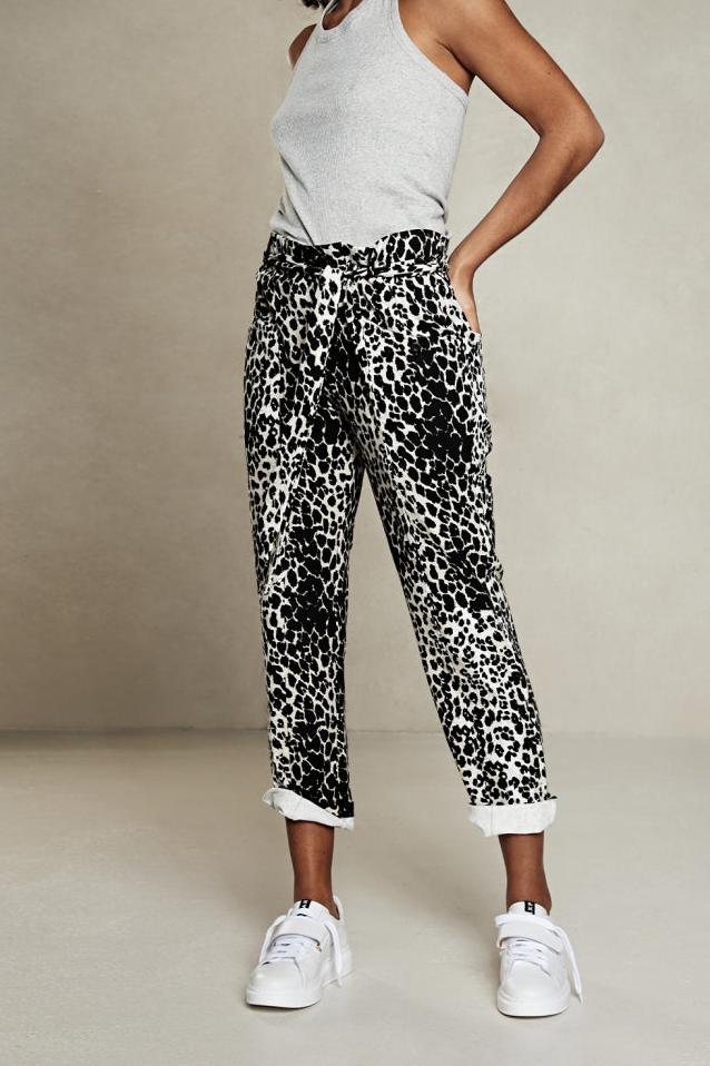 HIGH WAIST JOGGER LEOPARD