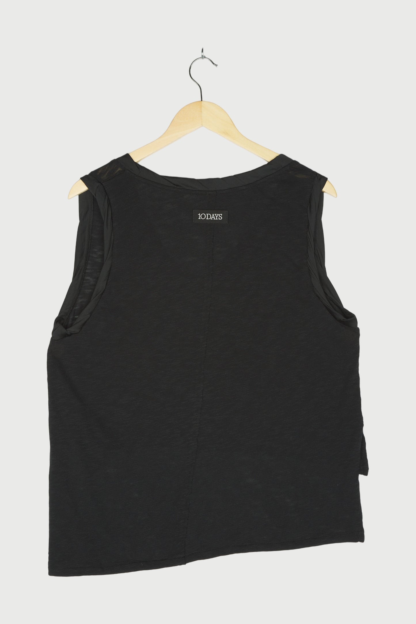 V-NECK SINGLET SLUB JERSEY