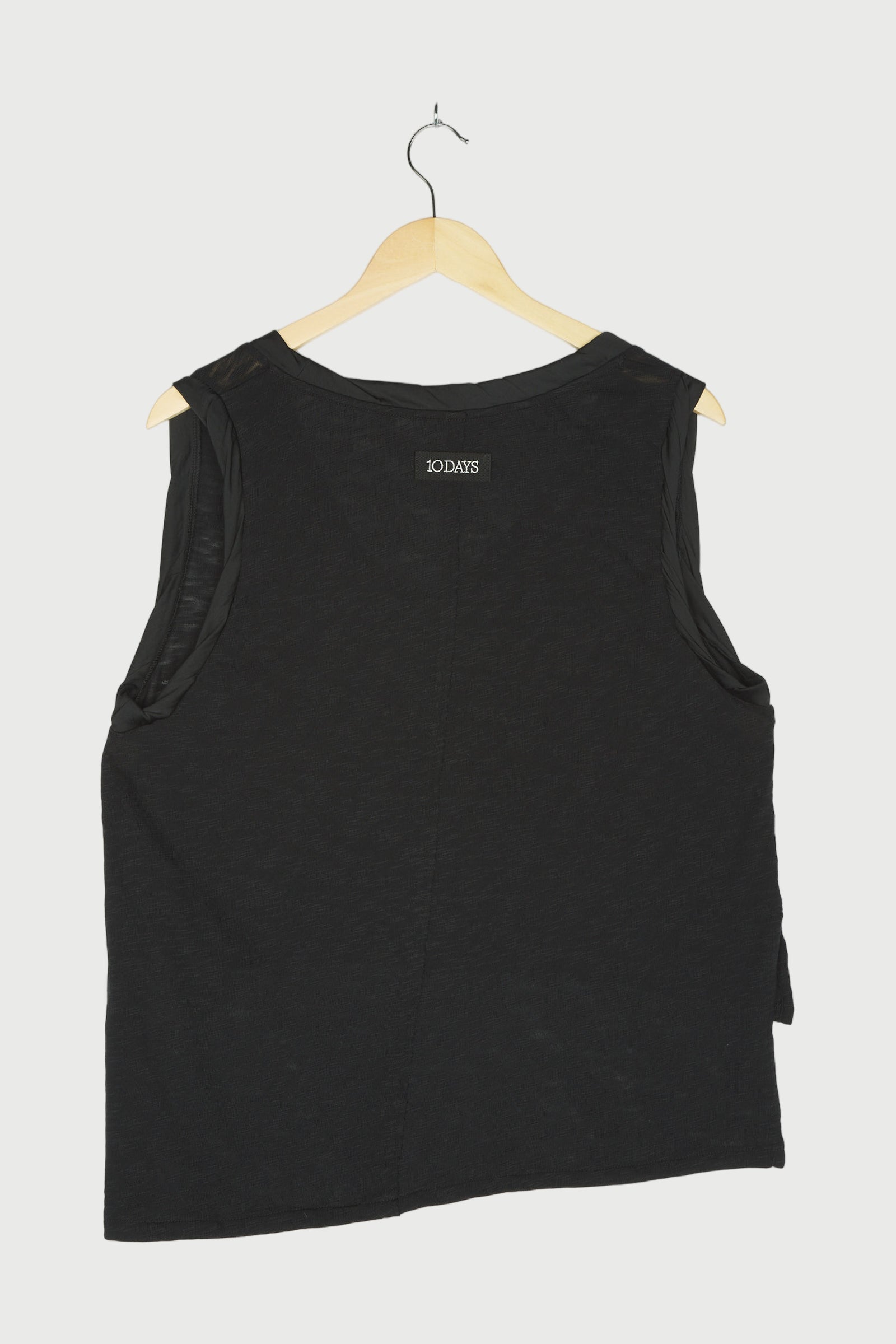 V-NECK SINGLET SLUB JERSEY