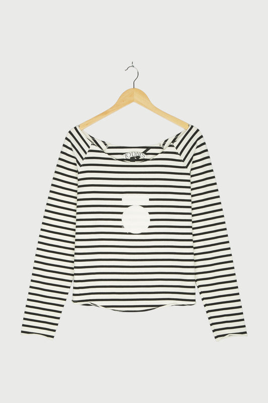 CROPPED ICON SWEATER STRIPES