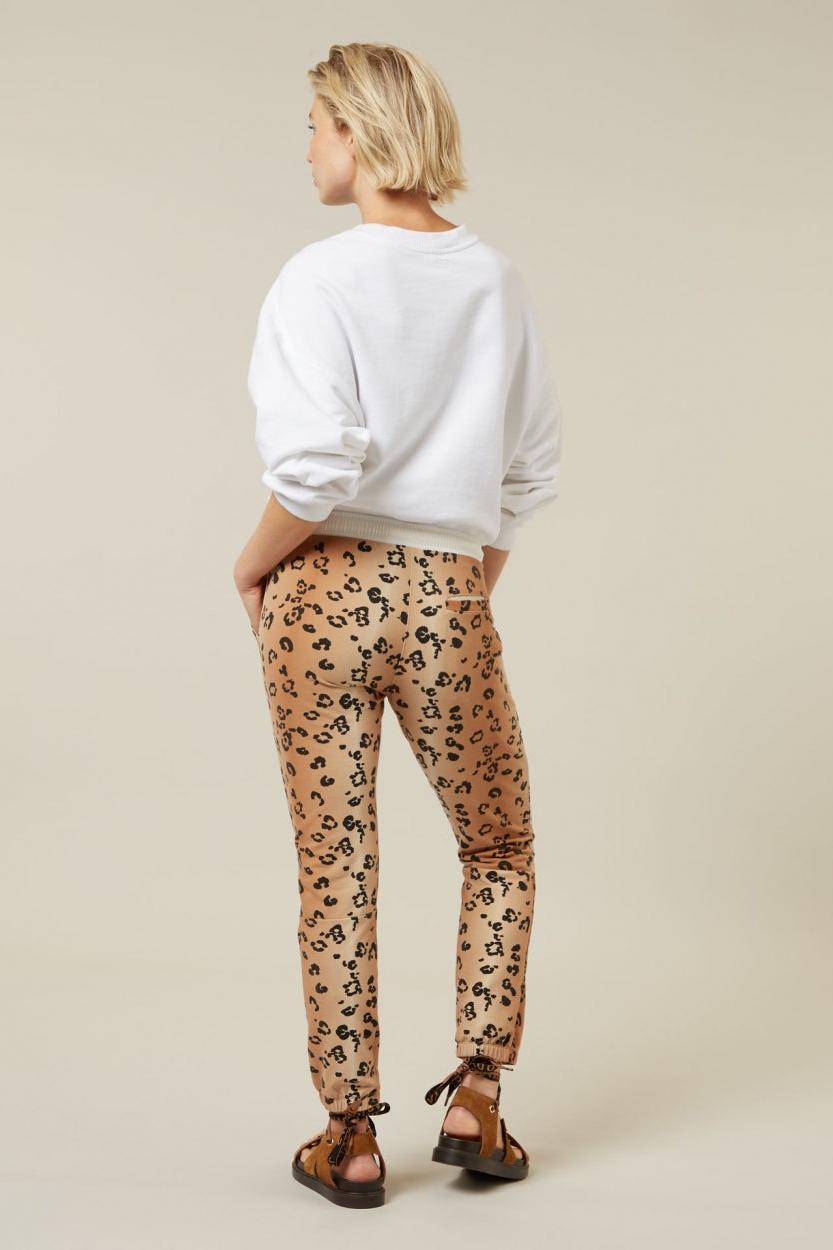 CROPPED JOGGER LEOPARD