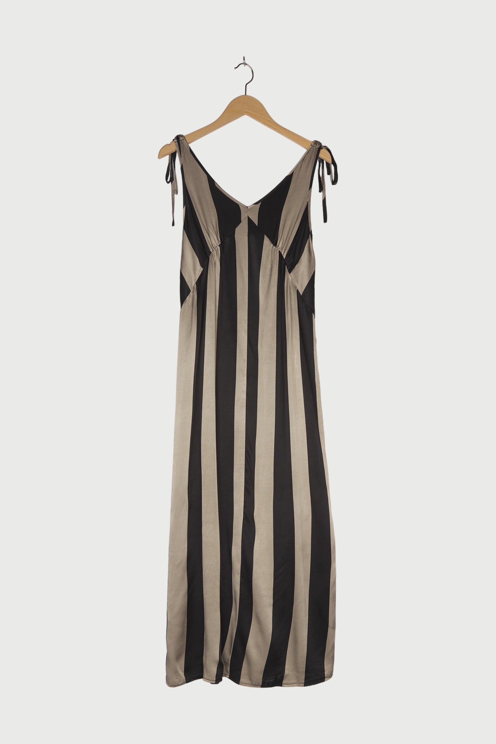 SLEEVELESS DRESS BIG STRIPE