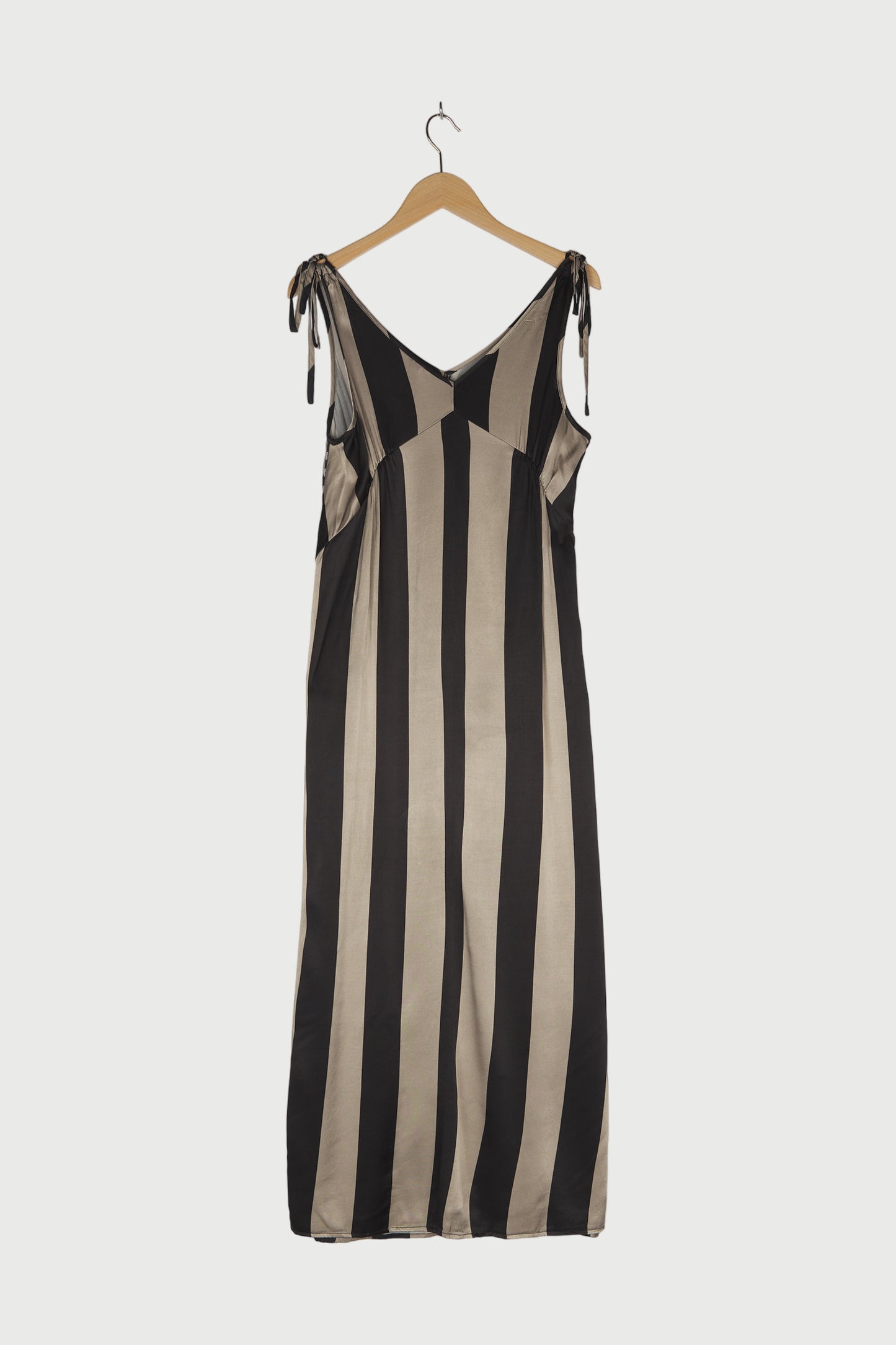 SLEEVELESS DRESS BIG STRIPE