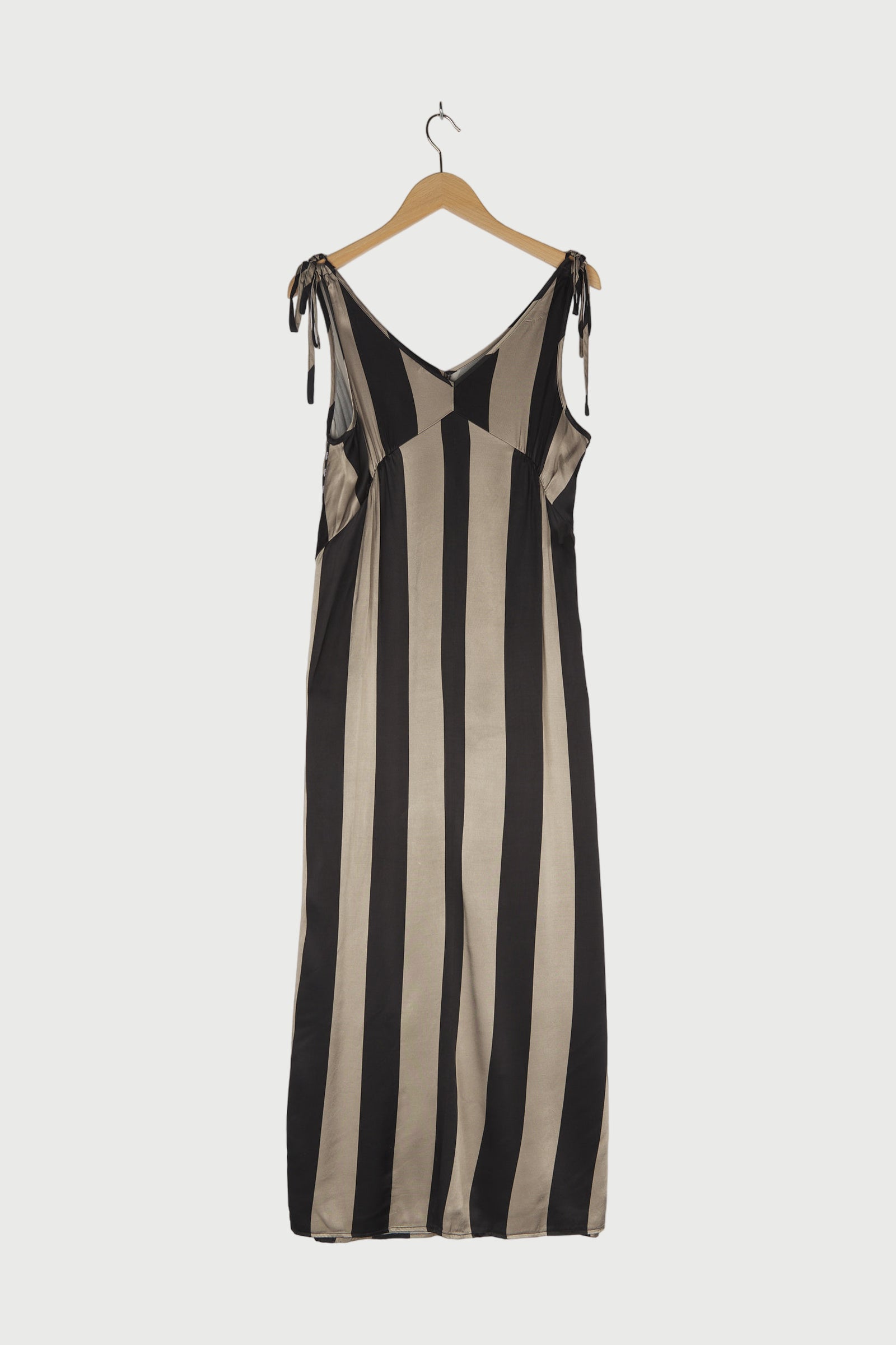 SLEEVELESS DRESS BIG STRIPE