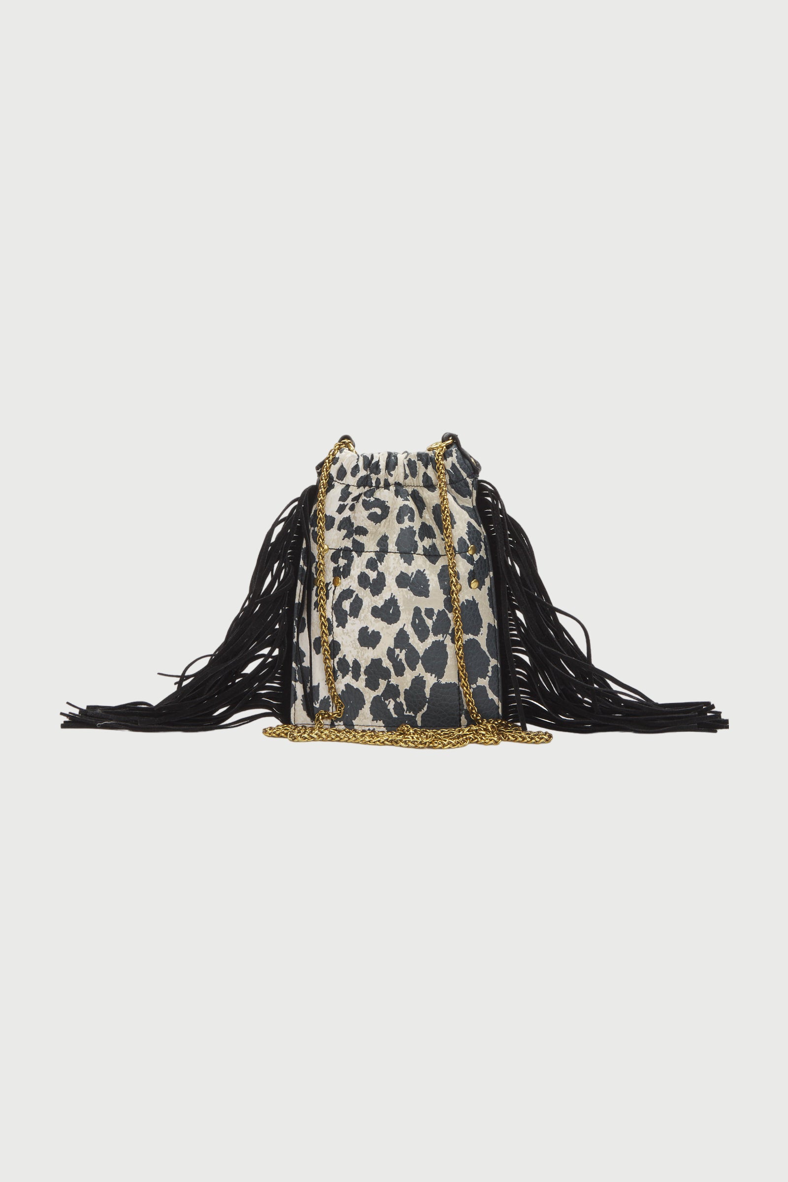 BAG FRINGE LEOPARD