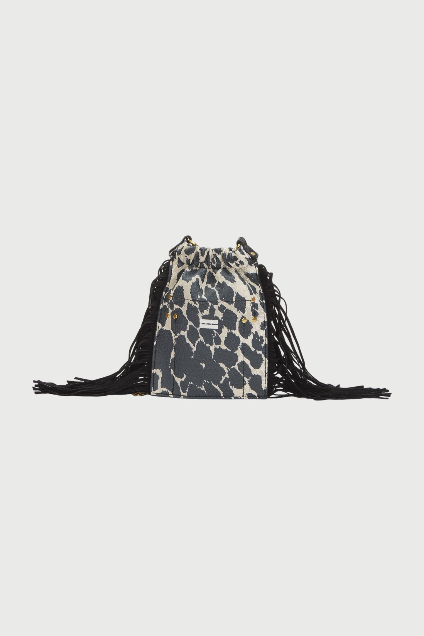 BAG FRINGE LEOPARD