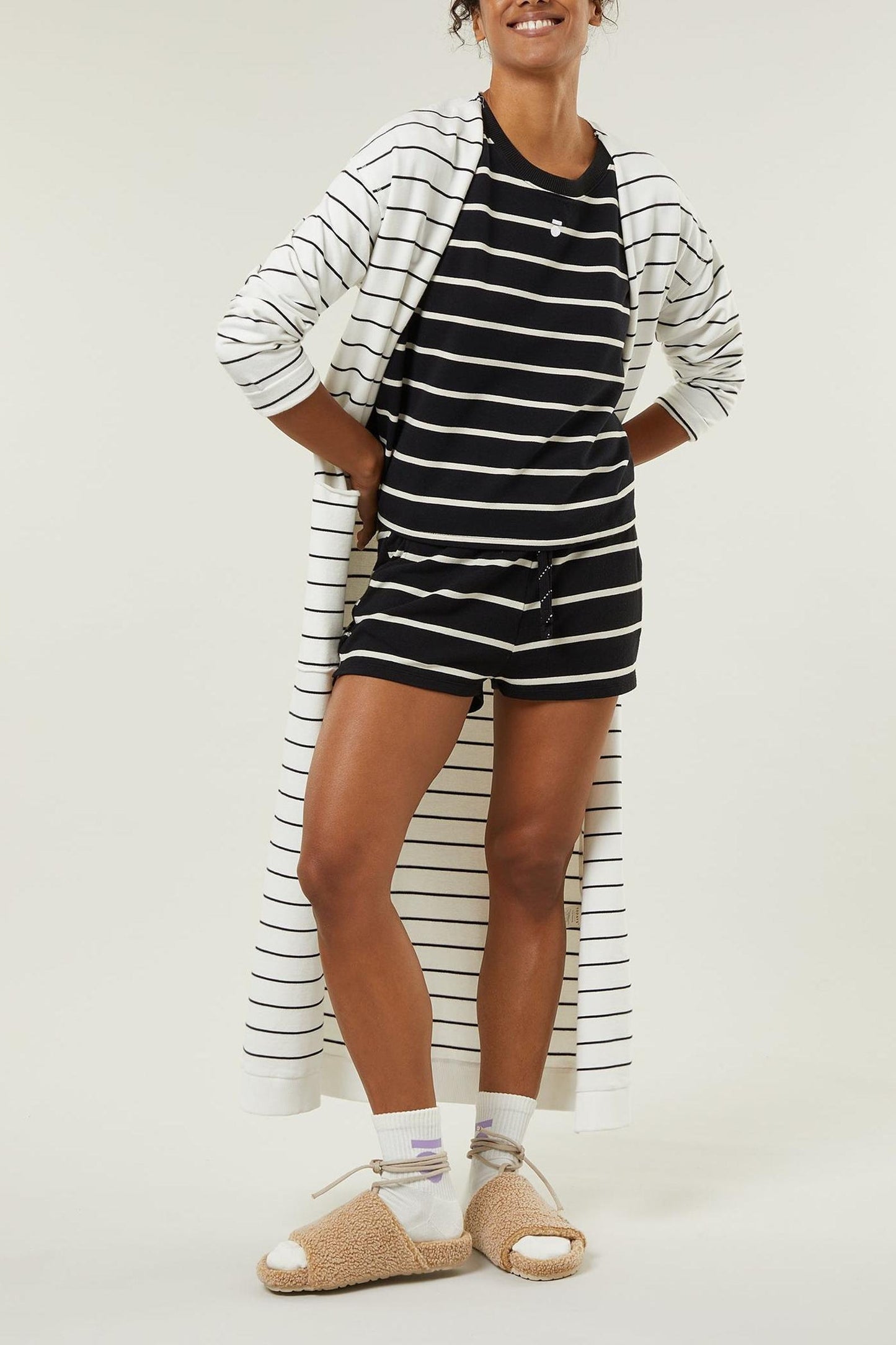 LONG CARDIGAN STRIPE