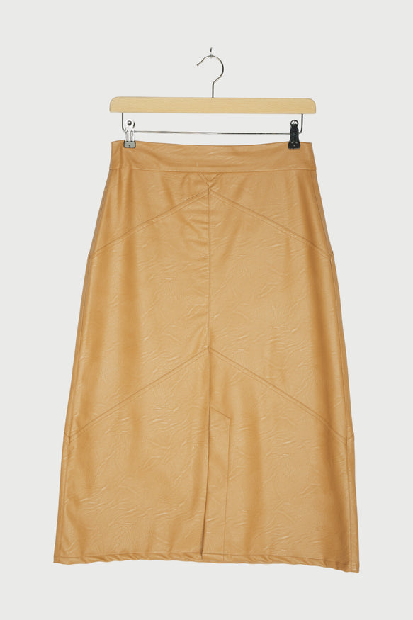 VEGAN LEATHER SKIRT