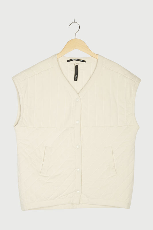 QUILTED FLEECE VEST