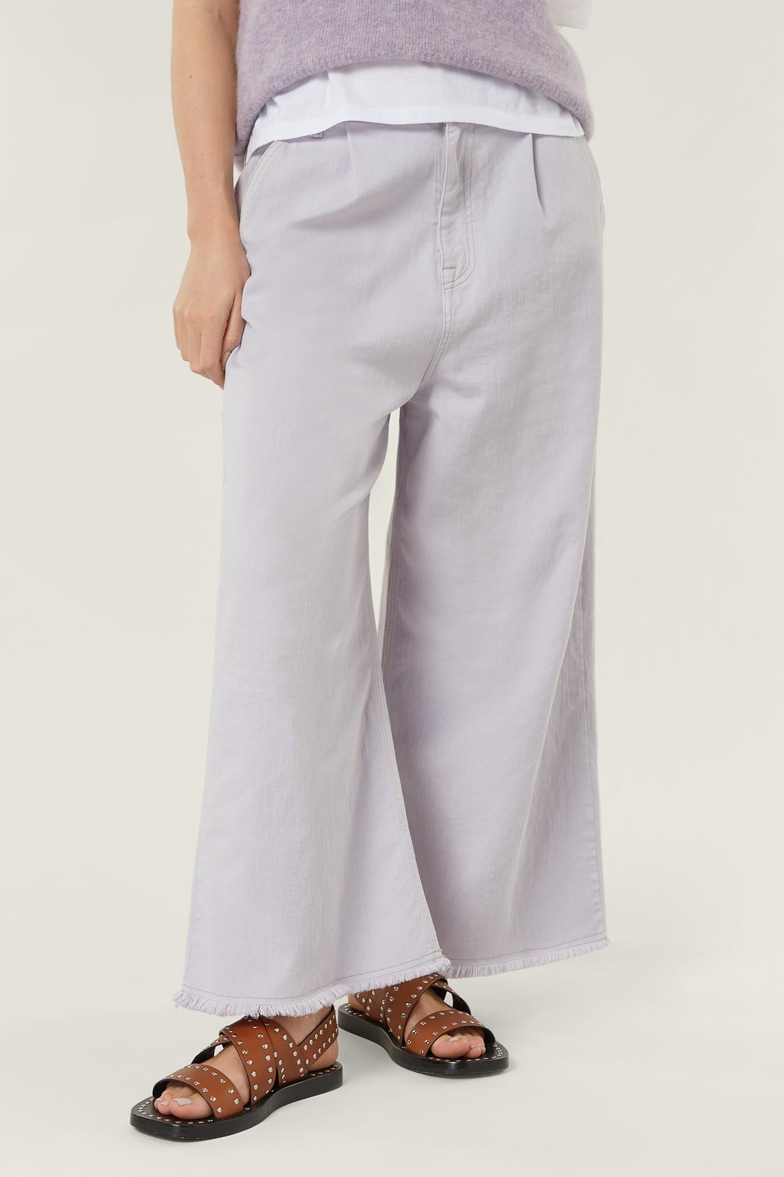 CONTRAST STITCH CULOTTE