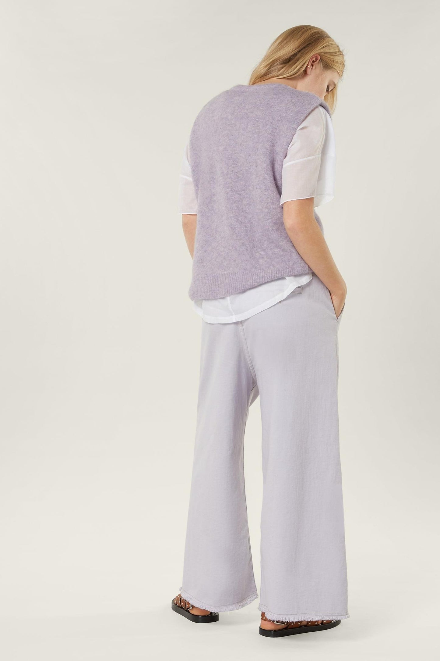 CONTRAST STITCH CULOTTE