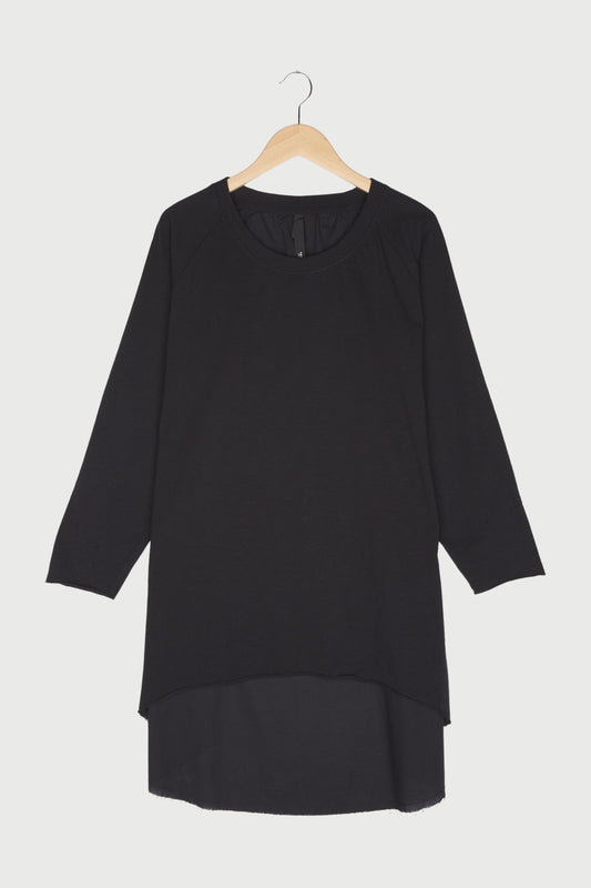 voile back tunic shirt