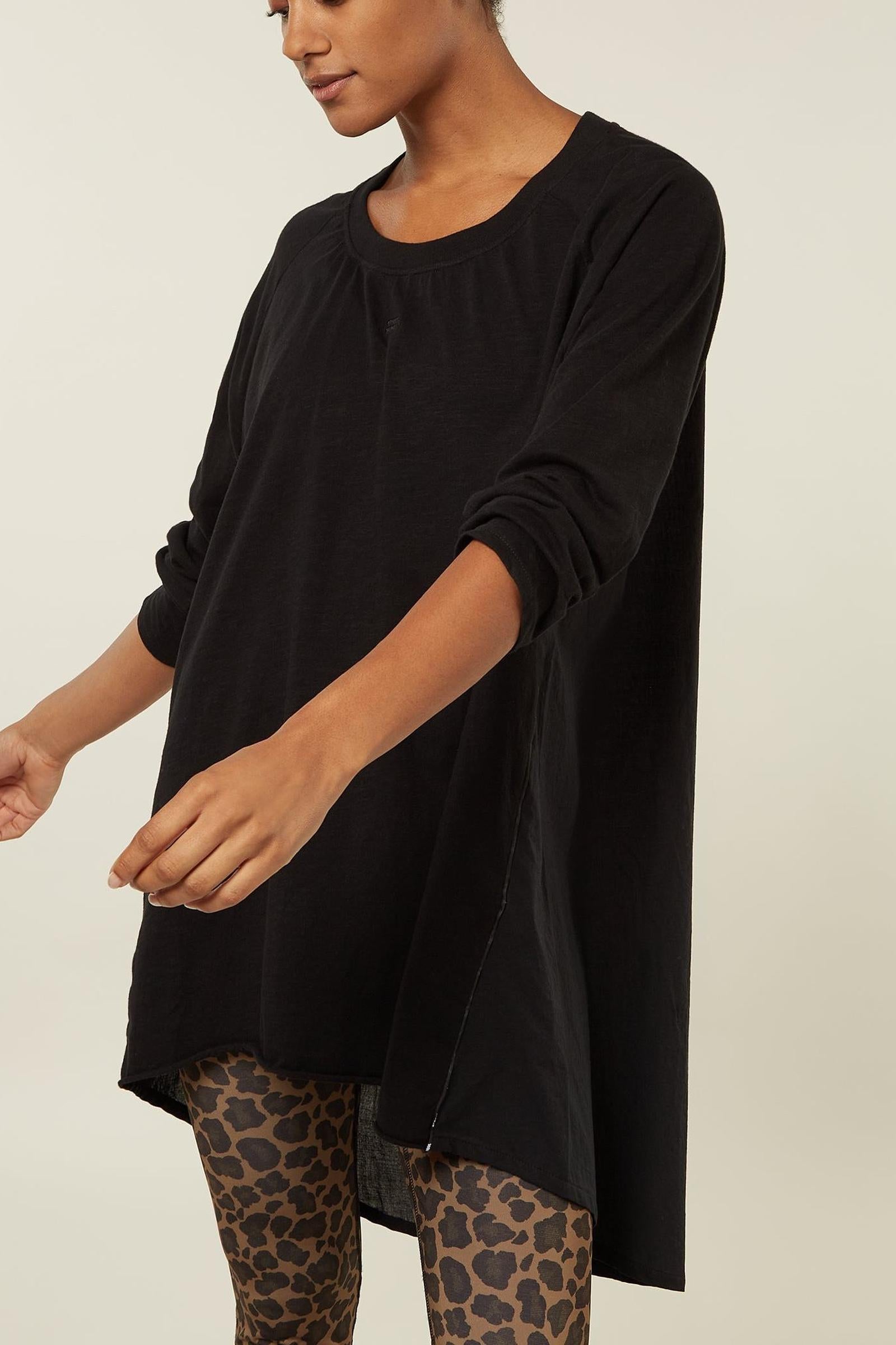 VOILE BACK TUNIC SHIRT