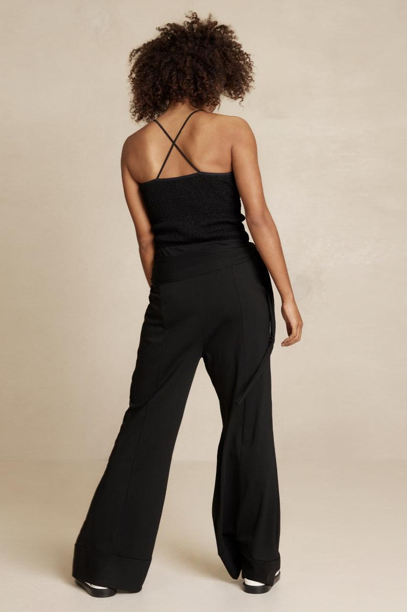 BELTED WIDE PANTS