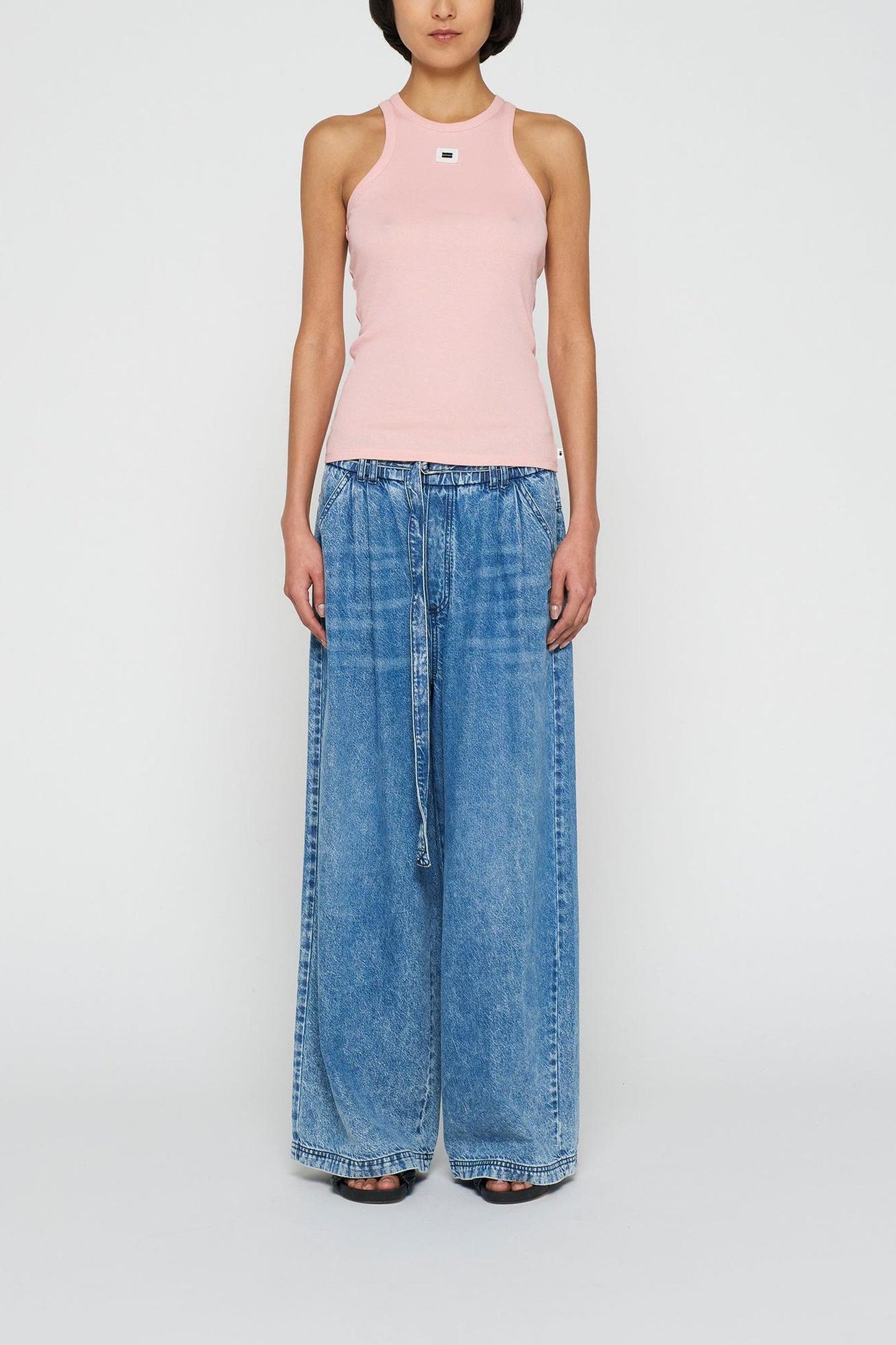 FLOWY DENIM PANTS