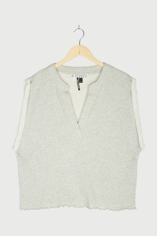 V-NECK TOP FLEECE