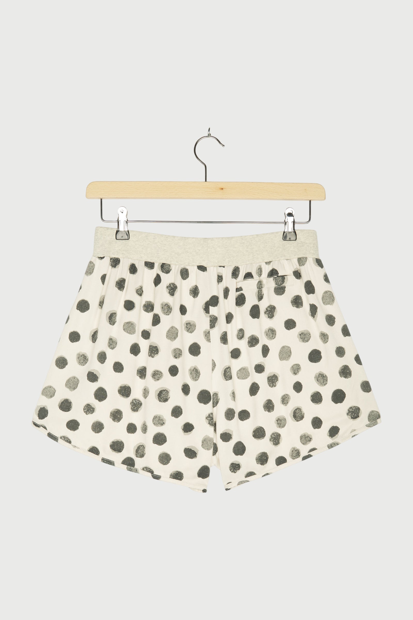 SATIN SHORTS PAINTED DOT