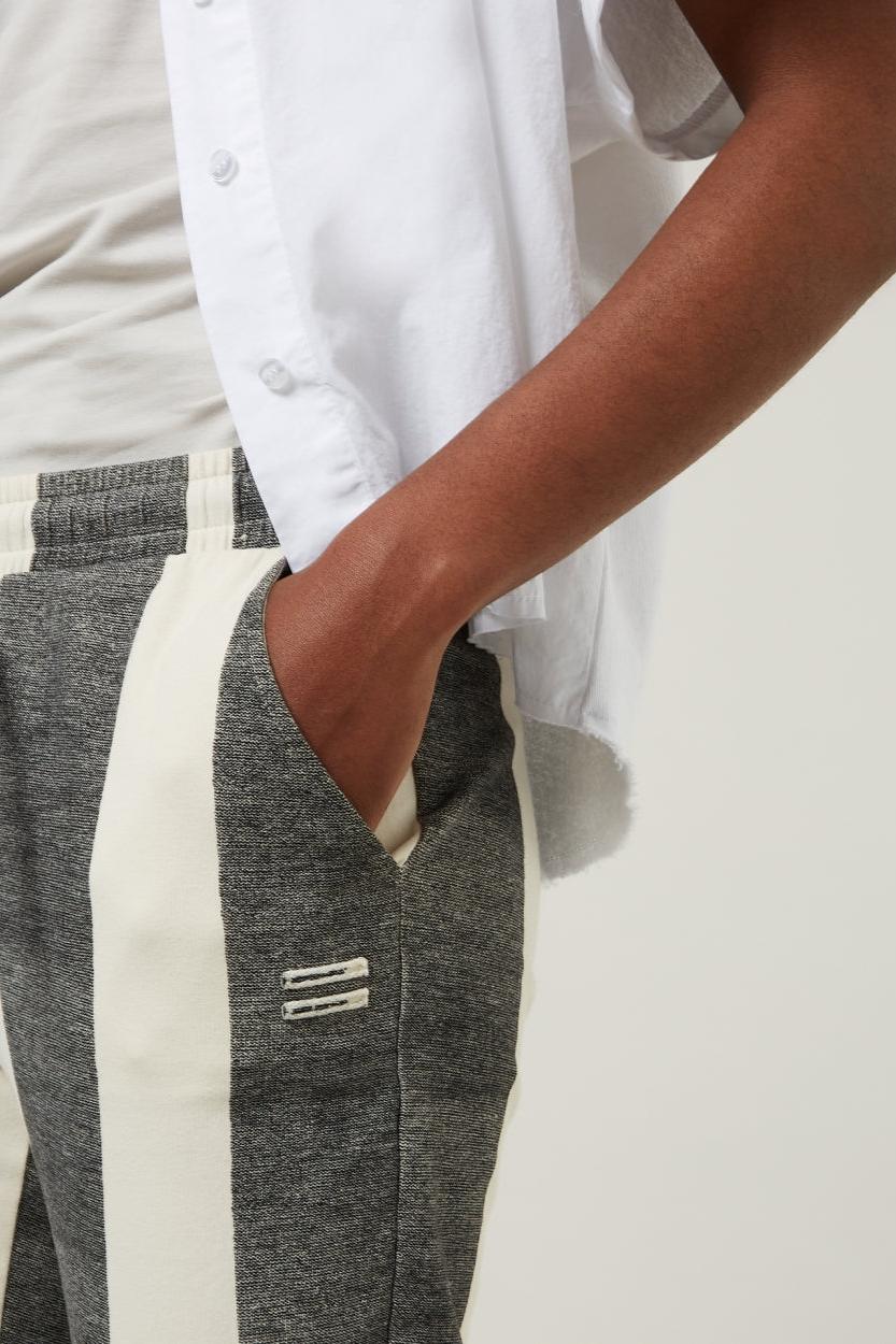 CROPPED JOGGER BLOCK STRIPE