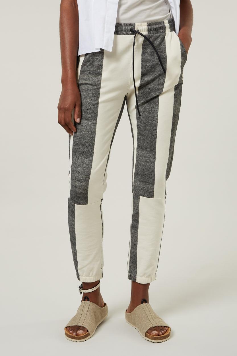 CROPPED JOGGER BLOCK STRIPE