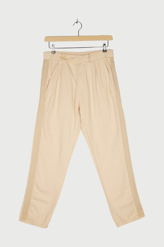 STRAIGHT PANTS SLUB TWILL