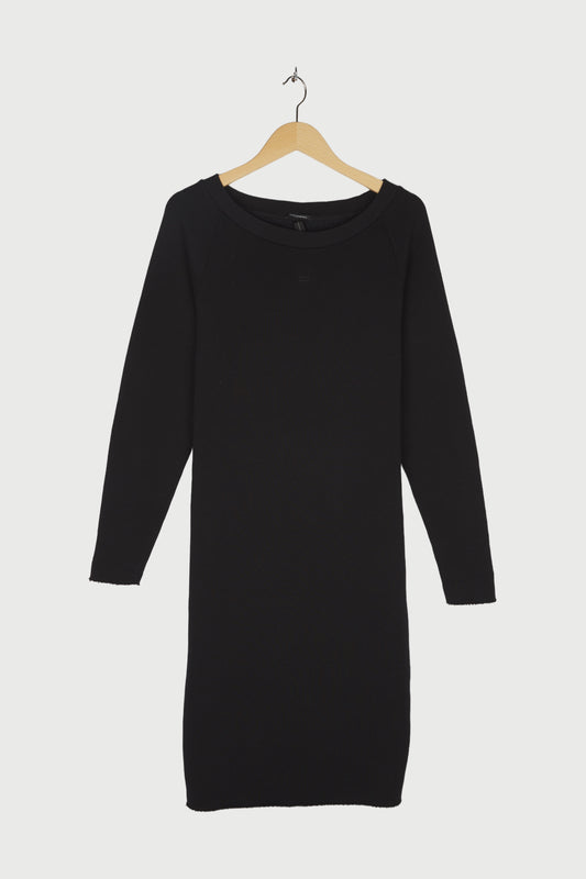 BOAT NECK DRESS FLEECE