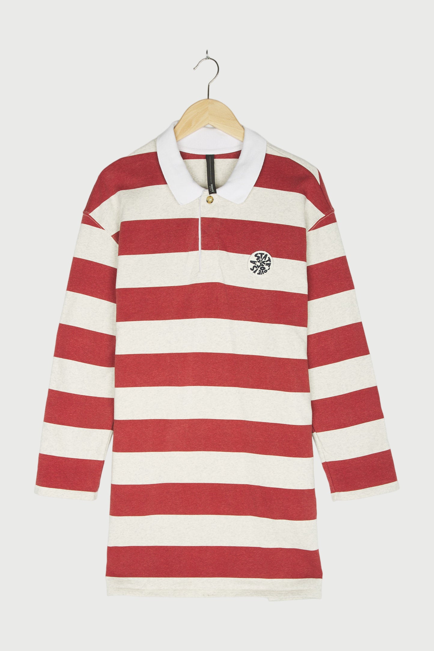 RUGBY DRESS BIG STRIPE