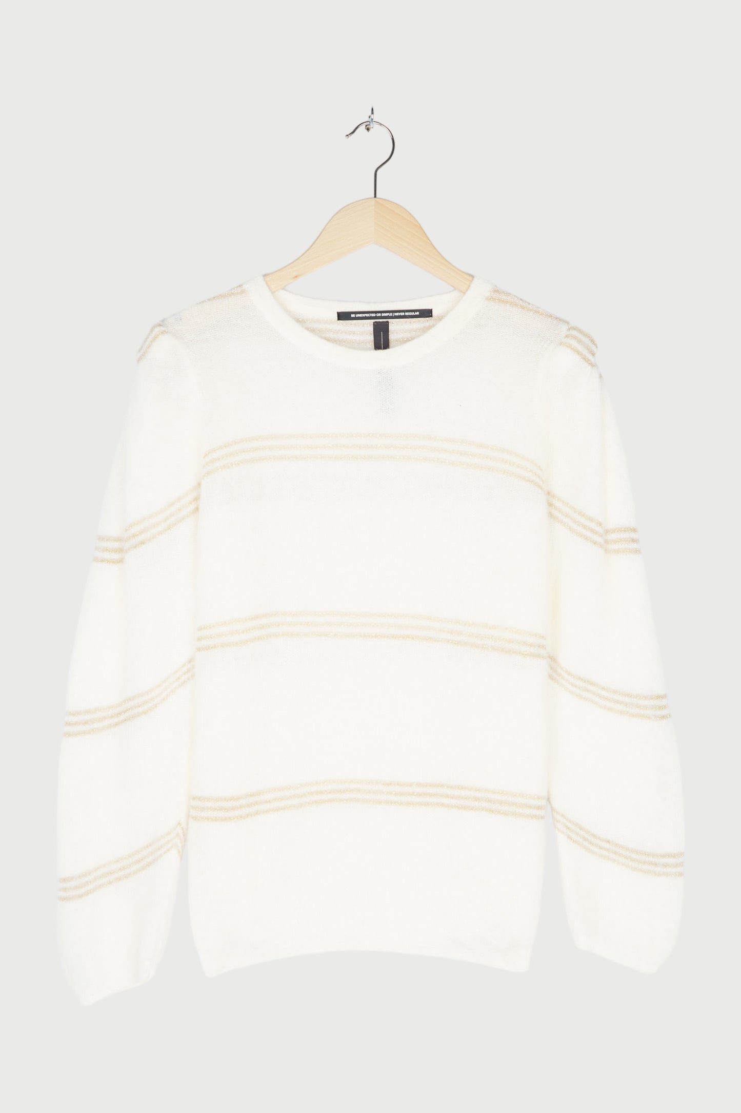 LUREX KNIT SWEATER STRIPES