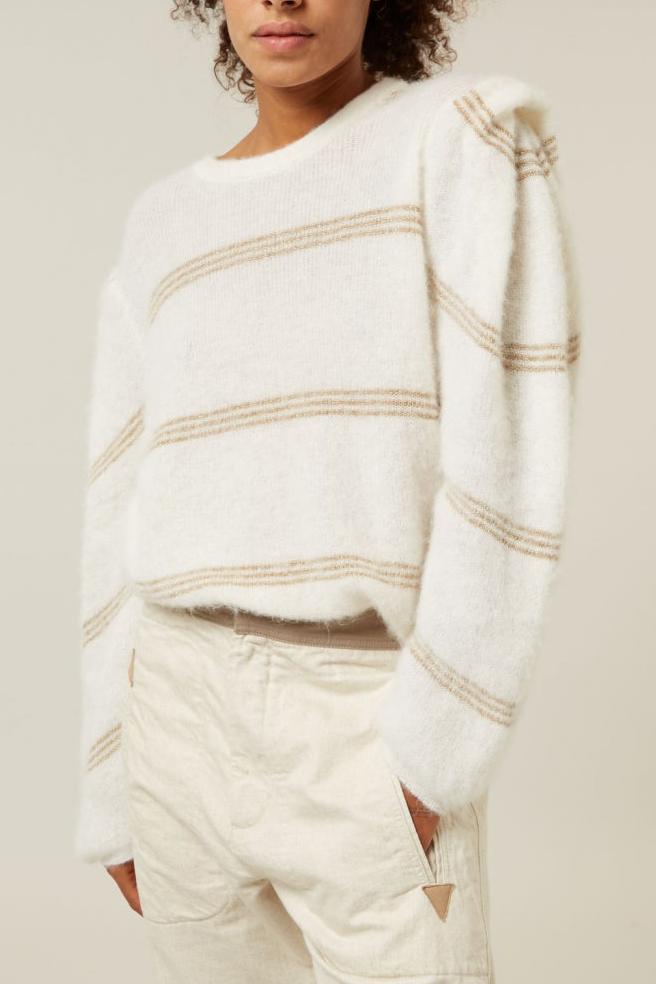 LUREX KNIT SWEATER STRIPES