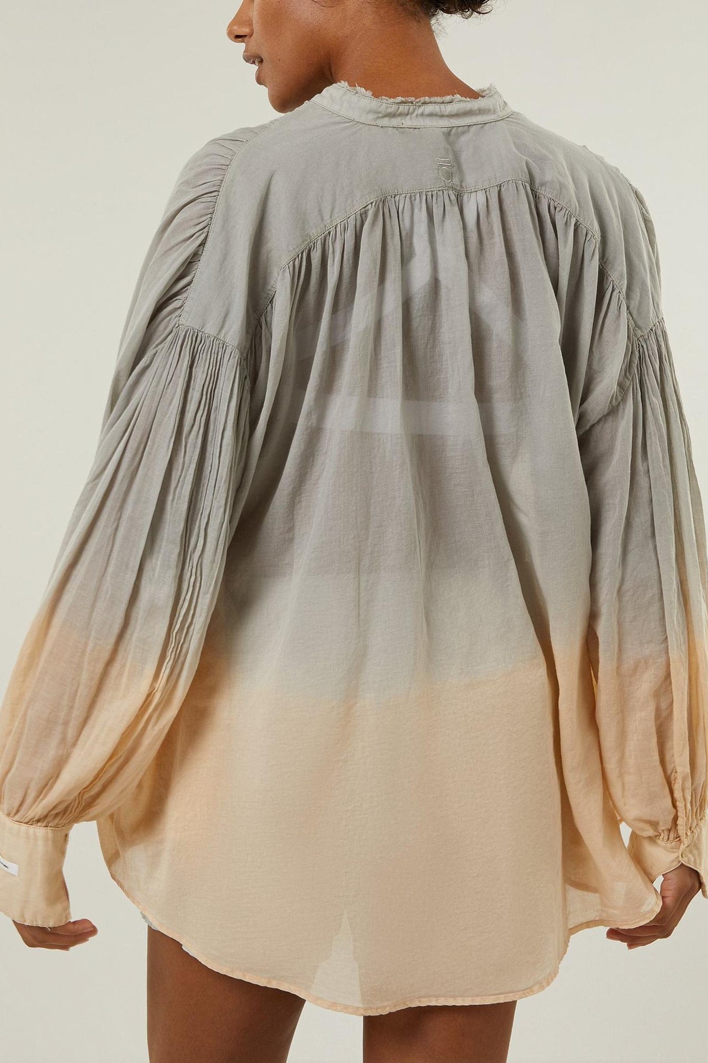 FLOWY BLOUSE DIP DYE